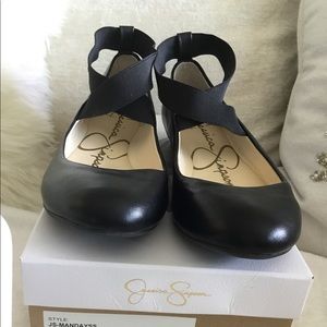 Ballet style black flats